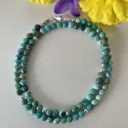 Armband Türkis facettiert