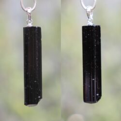 Schwarzer Turmalin Kristall (Schörl)