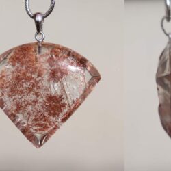 Bergkristall mit Einschlüssen