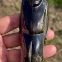 Goldobsidian Azteken Statue