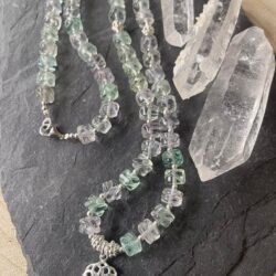 Halskette Fluorit